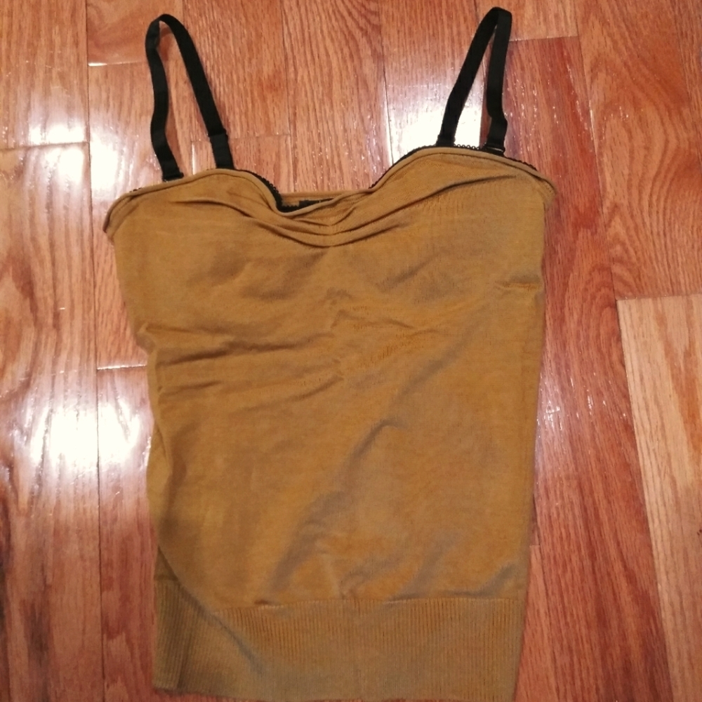 NWT tank top w/bra 36D